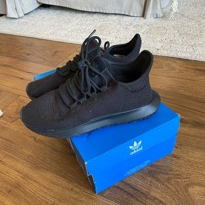 Black adidas tubular shadow sneaker